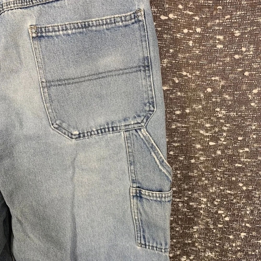 Vintage Old Navy Carpenter Jeans Mens 31x29 Light Wash Baggy Skater Y2K Denim